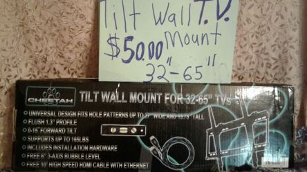 Flat screen T V wall mount