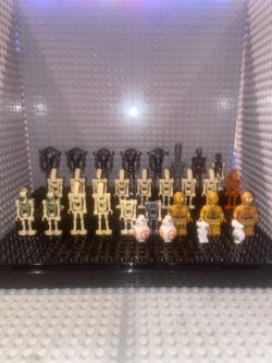 Lego star was mini figure lot
