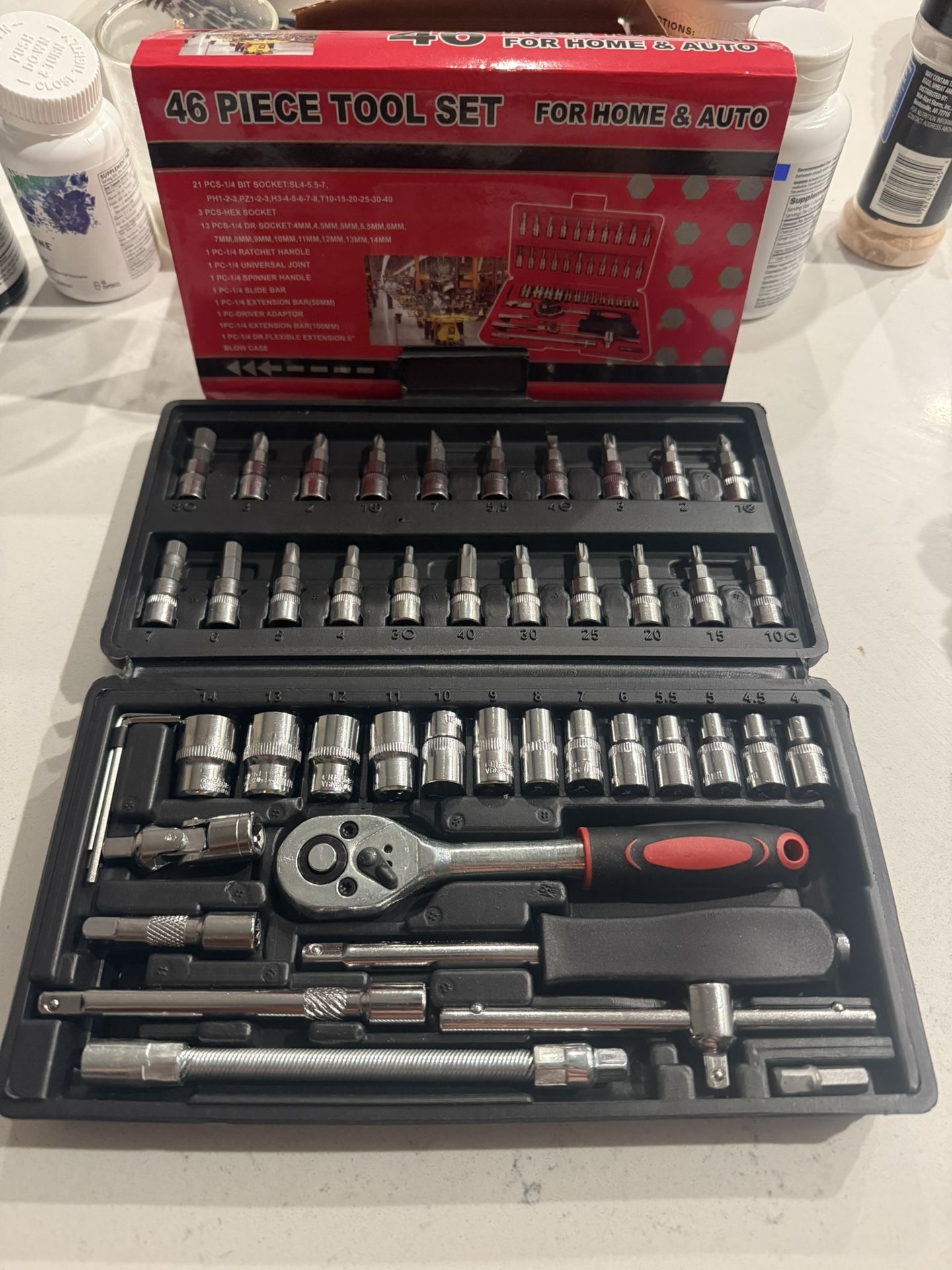 Socket Tool Set 1/4 Inch