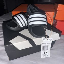Brand New Baby Adidas Slides Size 5k