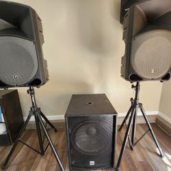 ALTO TS Sub 18" & Mackie Thump TH-15A 15" All PoweredSystem