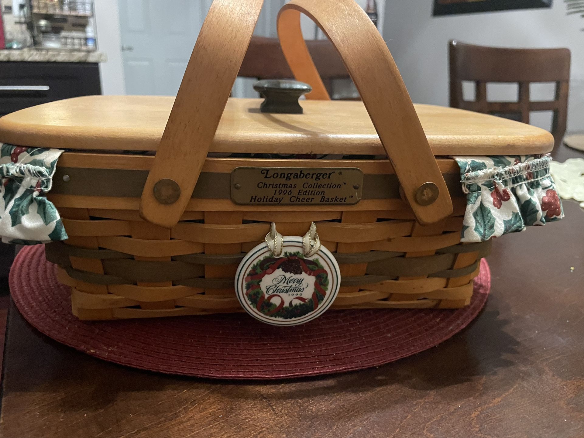 Holiday Longaberger Basket