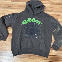 Grey Spider Hoodie 