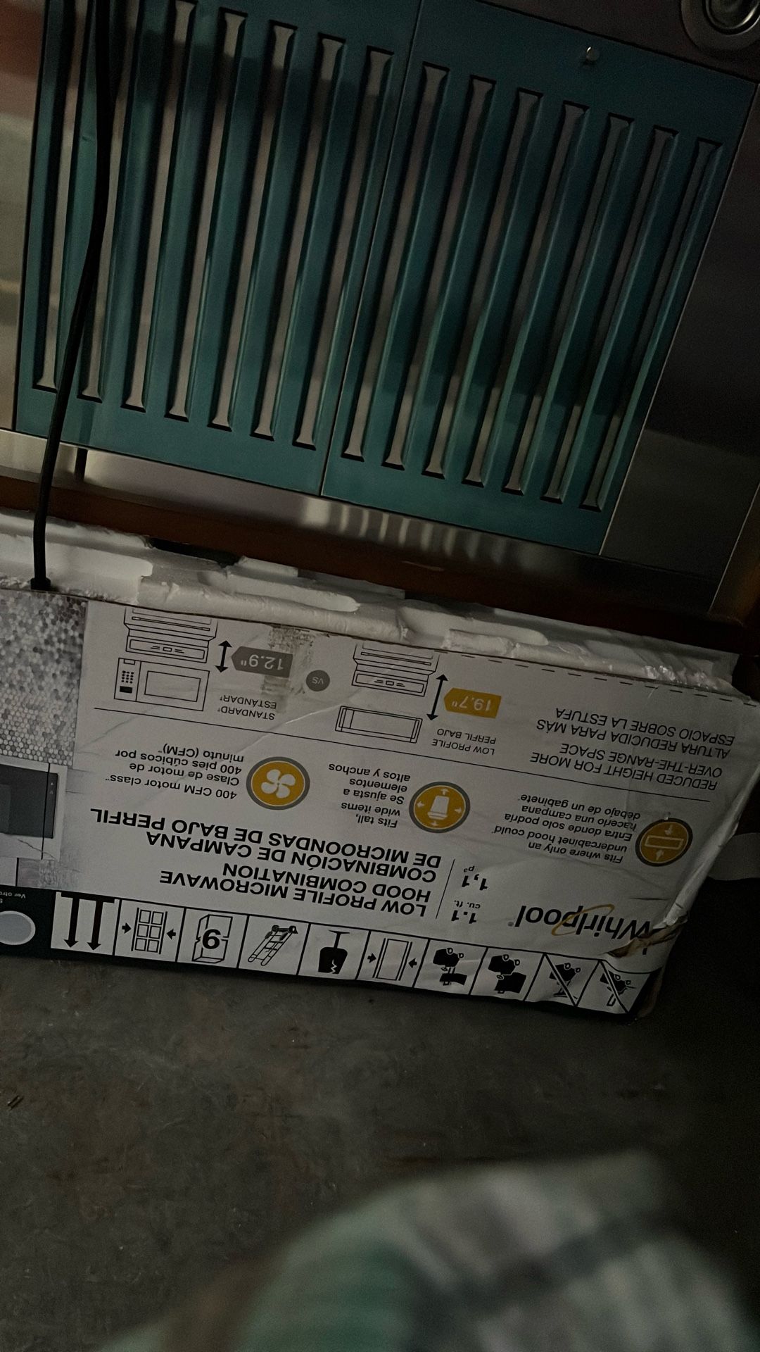 Whirlpool Microwave Stove Top