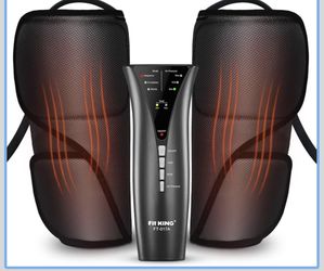 FIT KING Air Compression Leg Massager with Heat - Great Gift for Wife Mom Dad