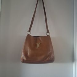 Vintage Brown Leather Paloma Picasso Purse