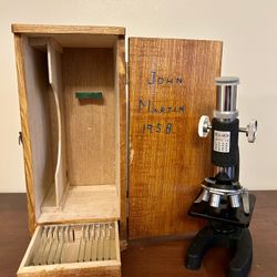 Research Turret Microscope 1950s