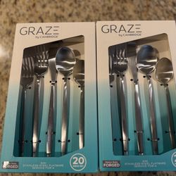 Graze By Cambridge Stainless Steel Flatware