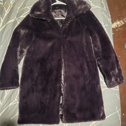 Christian Siriano Faux Fur Coat Size S