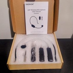 UHF Wireless Microphone Headset