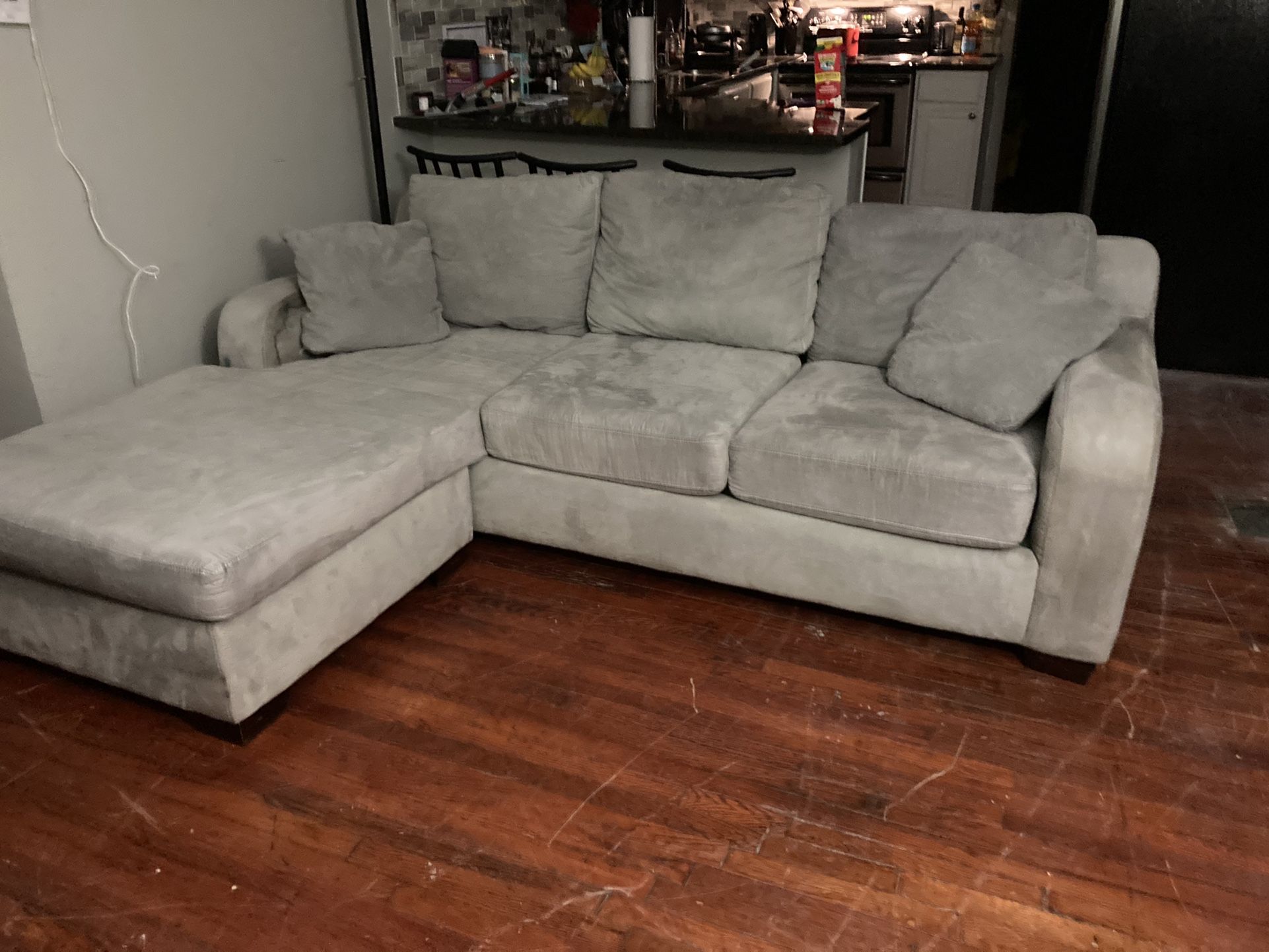 ROOMS TO GO MINT GREEN SECTIONAL $299 OBO...ALL OFFERS WELCOME!!!