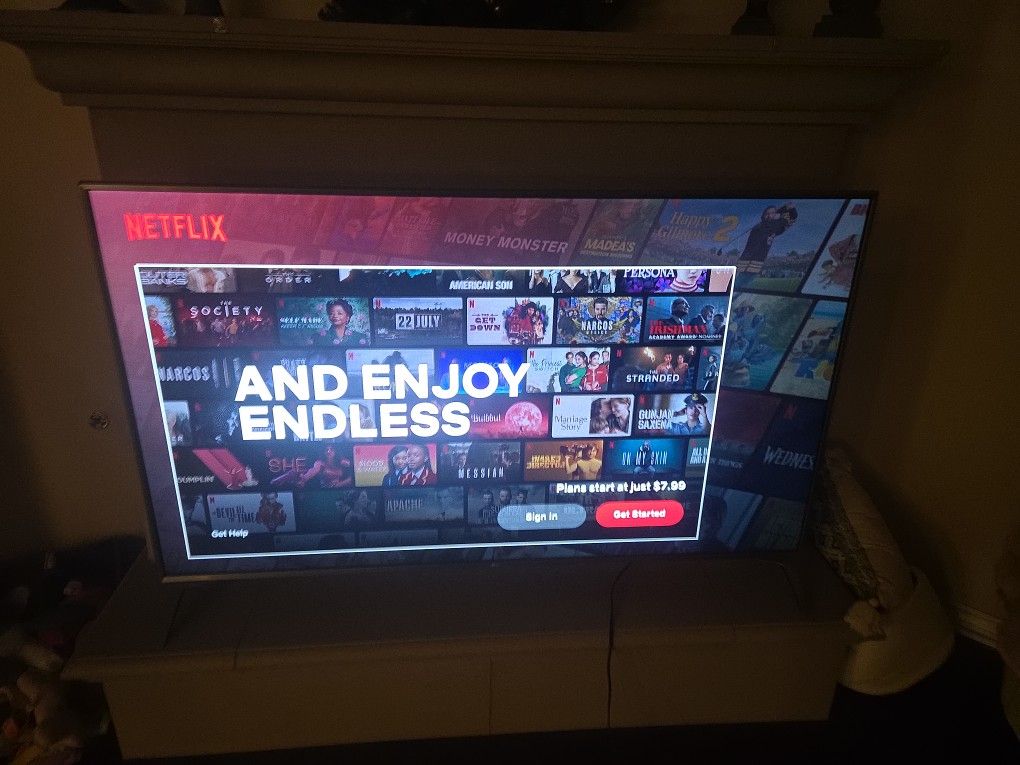 FREE LG 67 " TV WORKS SMART TV