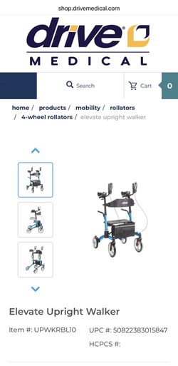 Elevate Upright Walker New in a Box