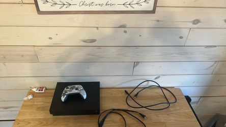 Xbox One X Console with Controller and Cables