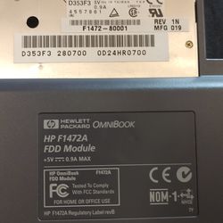 F1472A-RB - HP Floppy Disk Drive Module for OmniBook