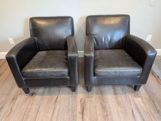Free faux leather chairs