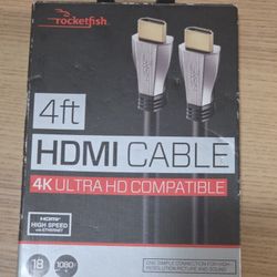 Rocketfish HDMI 4' 4K Cable
