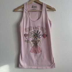 MELANIE MARTINEZ Pink After School Brain and Heart Authentic Merch Graphic Tank