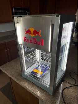 Red Bull mini fridge