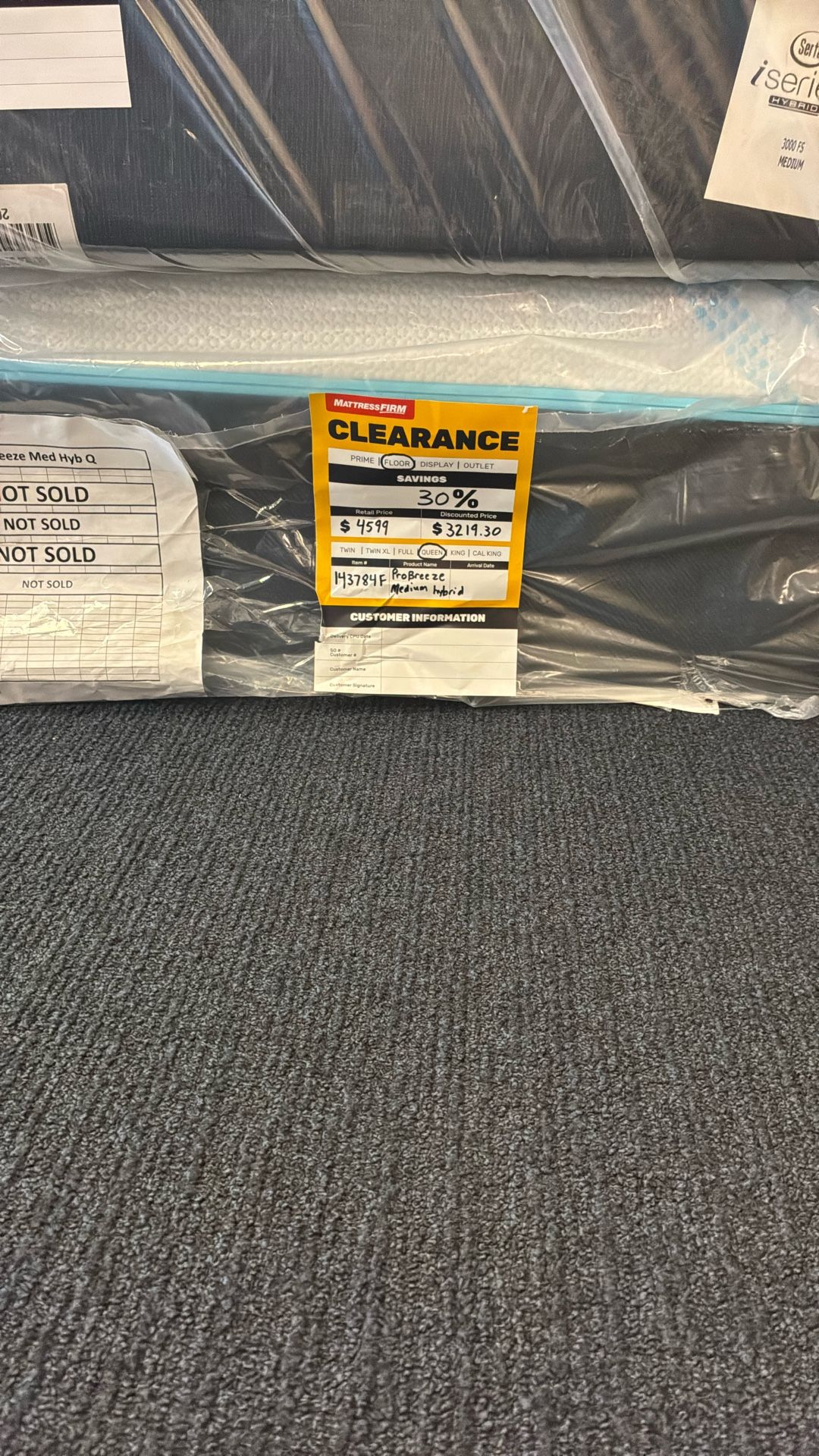 Tempurpedic Floor And Clearance Models