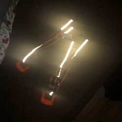 Orange And Black 1 Inch Ratchet Straps