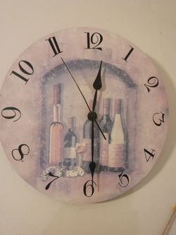Clock with background