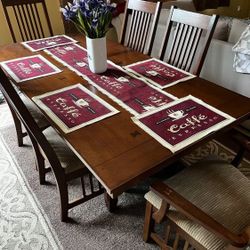 Dining Room Table With 6 Chairs 