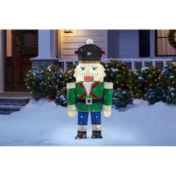 Christmas LED 3FT Tinsel Nutcracker