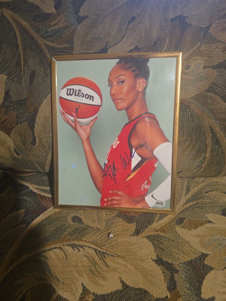 Signed Aja Wison Photo with COA