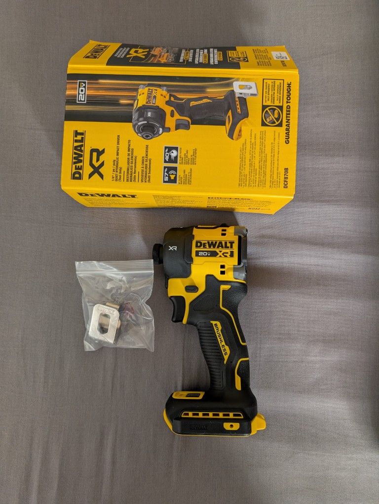 New DeWalt XR 20V DCF870 Hydraulic Impact Driver