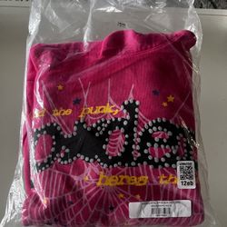 Sp5der Hoodie V2 (Pink) 