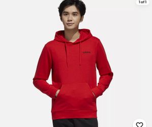 Red Adidas Hoodie Size M