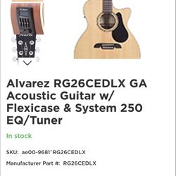 Alvarez Acoustic Guitar
