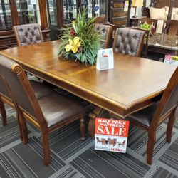 7pc Extension Dining Room Set 