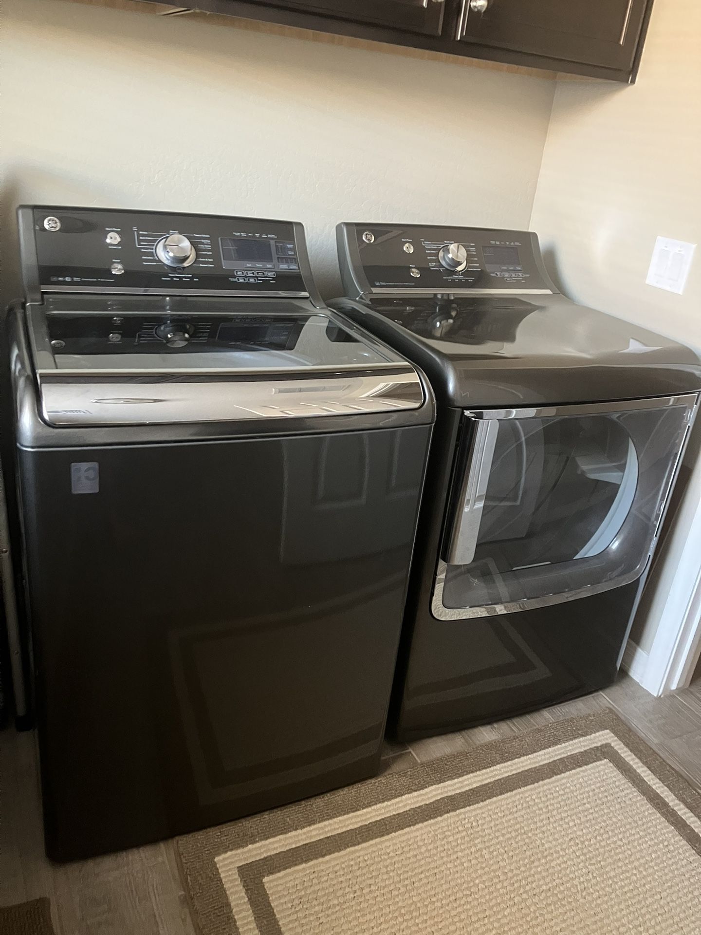 GE Washer And Electric Dryer