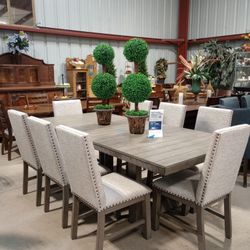 Farmhouse Style Dining Table Set 