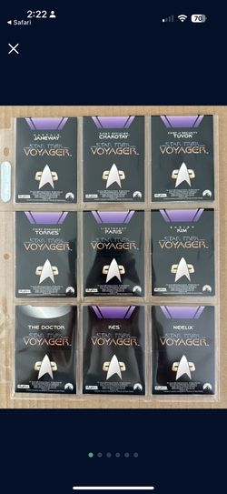 “STAR TREK VOYAGER” 1995 Skybox BLOCKBUSTERS Comp. Set of (9) Pop-Up Cards NEVER USED! NM/M!!!😎