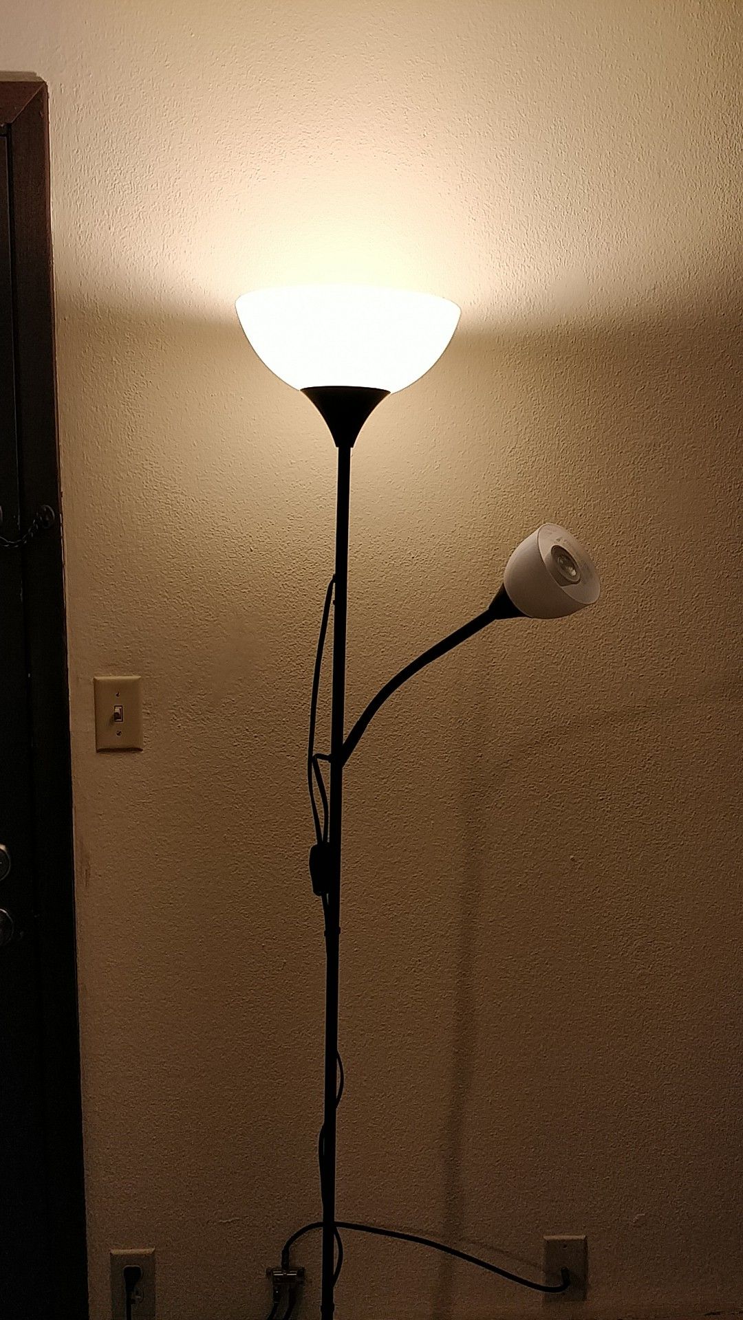 Ikea floor uplighting/reading lamp