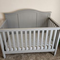 4-in-1 Convertible Crib and Mattress