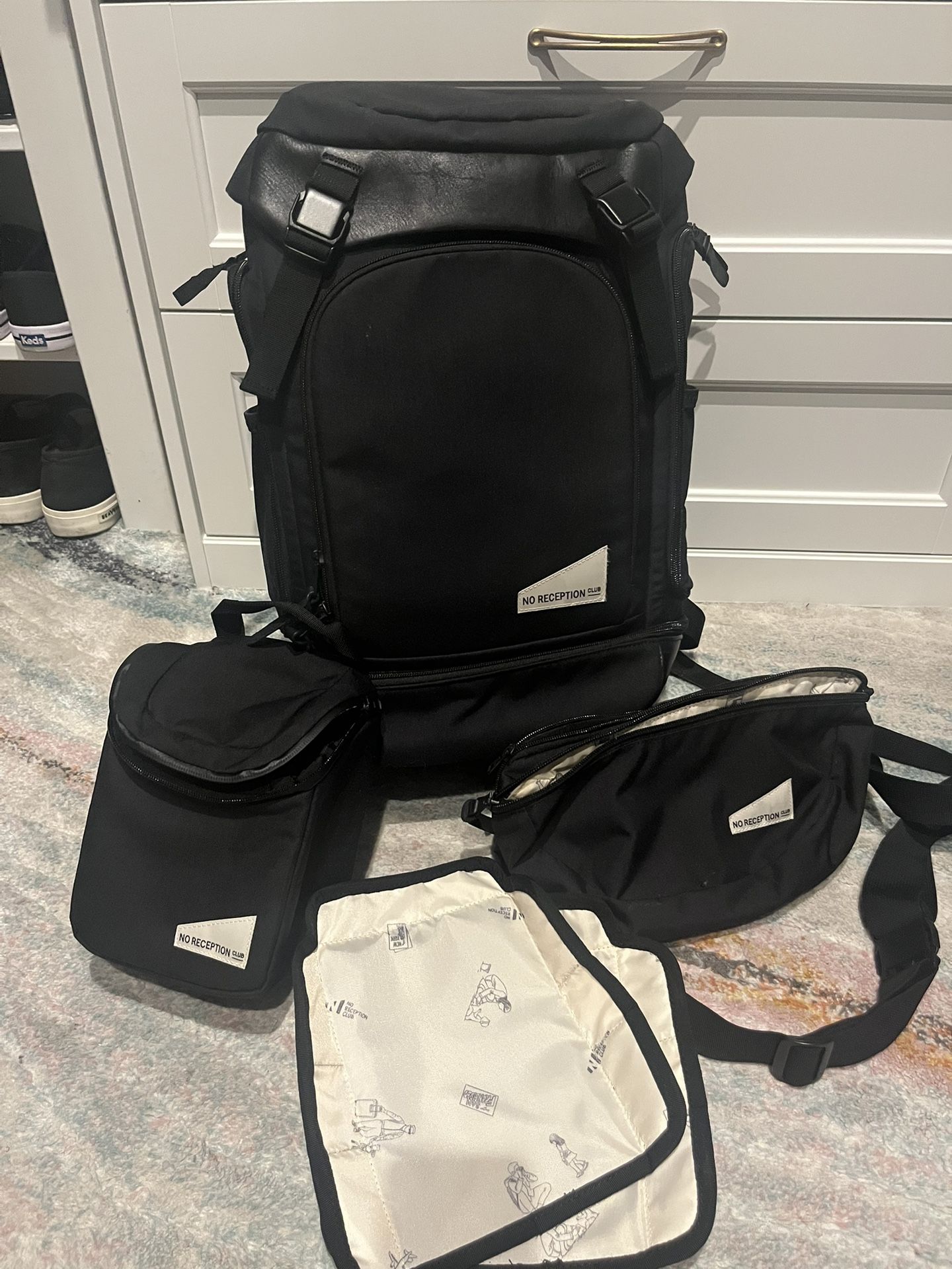 No Reception Club Getaway Diaper Bag & Fanny Pack