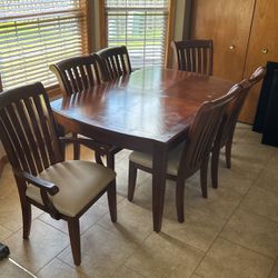 6-Piece Rectangle Dining Table 