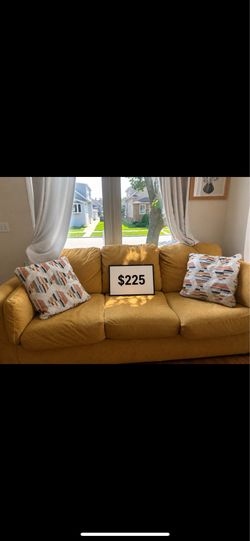 Yellow couch