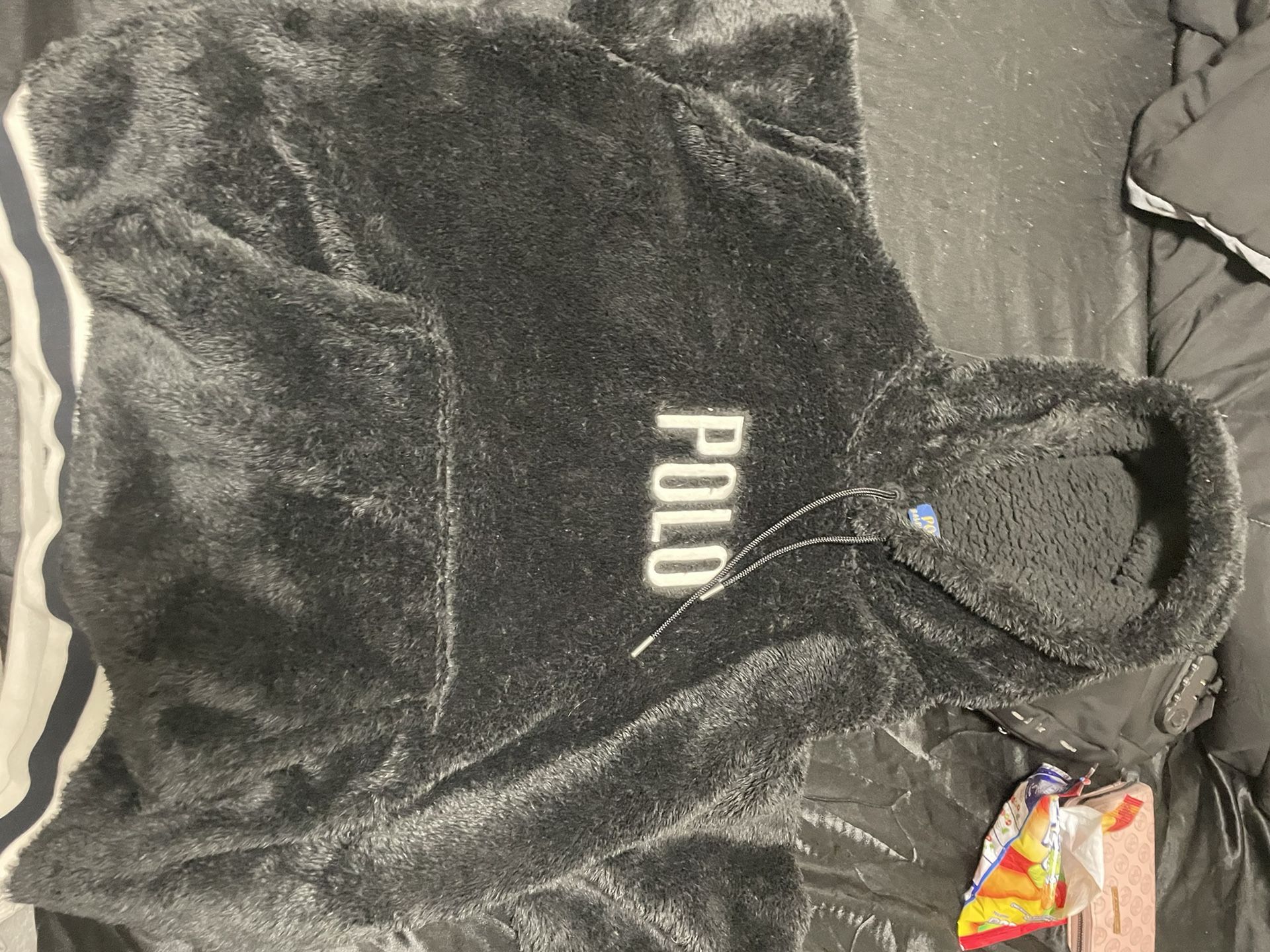 polo hoodie large