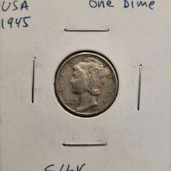 1945 Mercury Dime