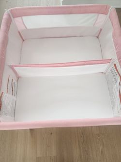 Ihoming Twin Bassinets for Baby, Double Bassinet Bedside for Twins, Bedside Crib