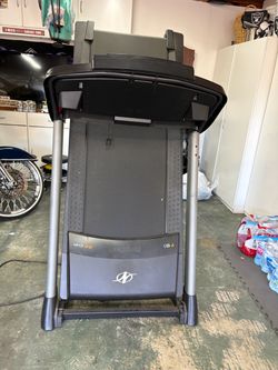 Folding Treadmill with Orange Fold Locks