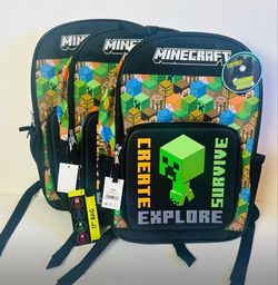 Minecraft creeper backpacks