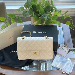 Chanel Crossbody Box Receipt 100% Real Leather