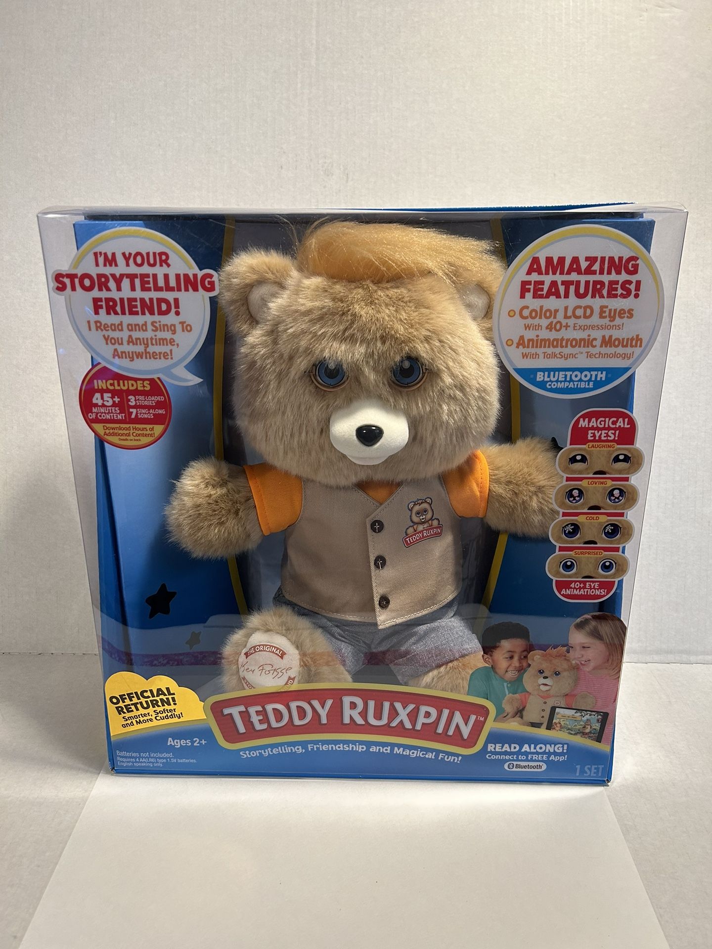 Teddy Ruxpin The Original Storytelling Friend Connects Via Bluetooth New