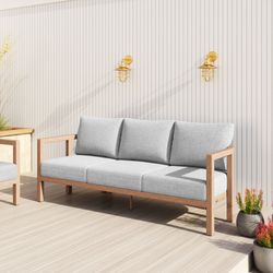 Leto Gray Outdoor Sofa
